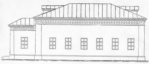 План молитвенного дома в Кривошеино. 1890-е годы